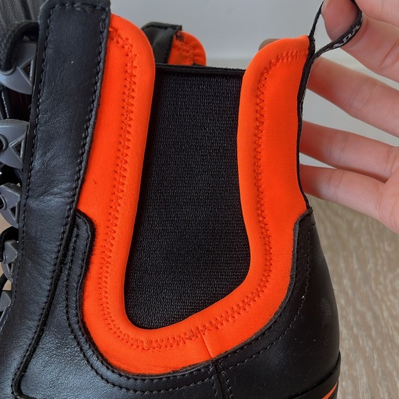 PRADA NEOPRENE NEON DETAIL LACE UP
BOOT - Picture 5 of 6